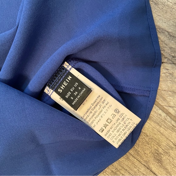 Shein Blue Lace Tank Top Cami - Picture 5 of 10